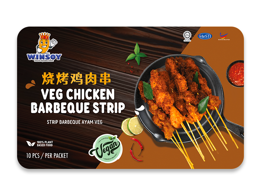 Veg Chicken Barbeque Strip